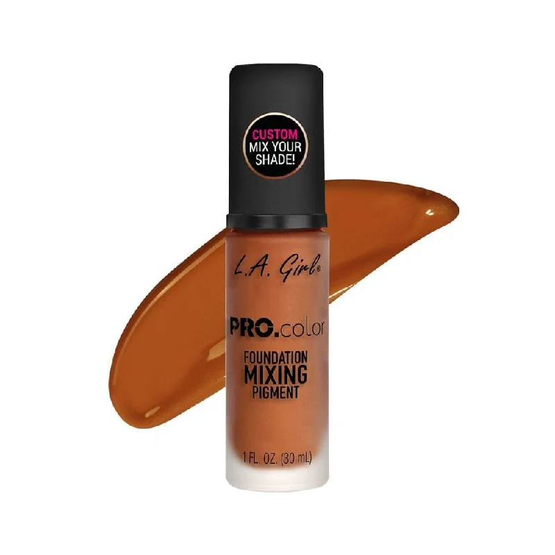 Liquid foundation with full-coverage finish-LA Girl Pro Color Foundation Mixing Pigment Orange 30ml