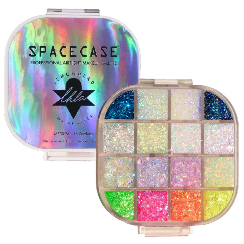 Eye shadow with lush finish-Lemonhead.LA Spacecase Illuminating Mini Pro Palette