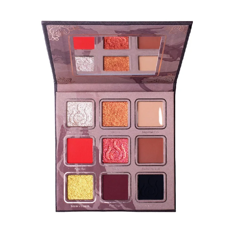 Eye shadow with vivid pigments-Lethal Cosmetics Avatar The Last Airbender Fire Palette