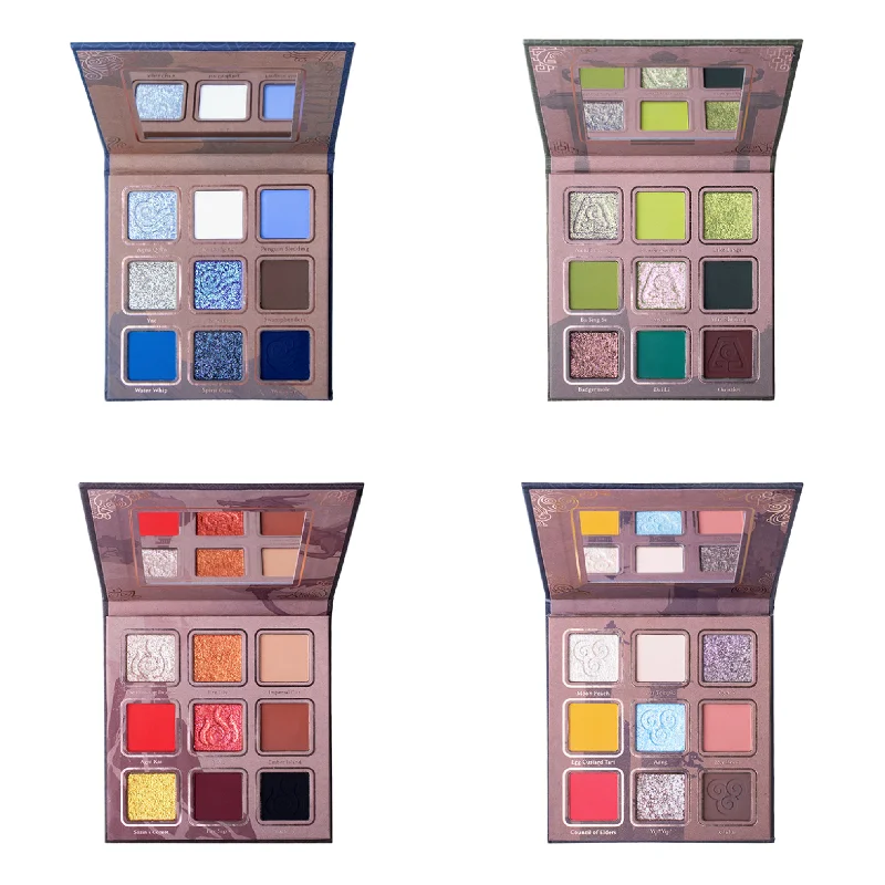 Eye shadow with silky texture-Lethal Cosmetics Avatar The Last Airbender Palette Collection