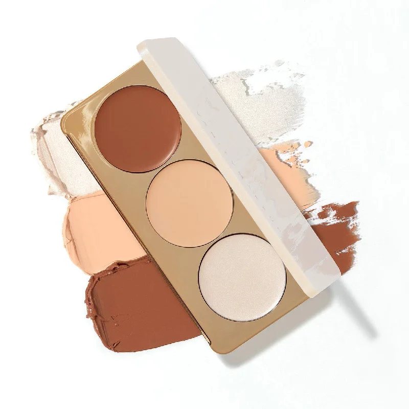 Eye shadow with fine shimmer palette-Light Contour Palette