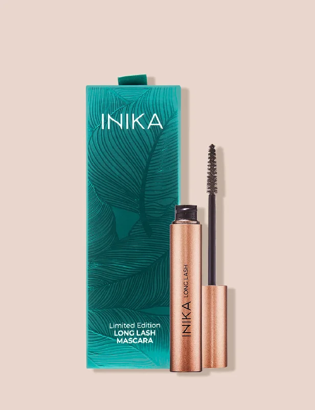 Mascara for double lids-INIKA Organic Limited Edition Long Lash Mascara