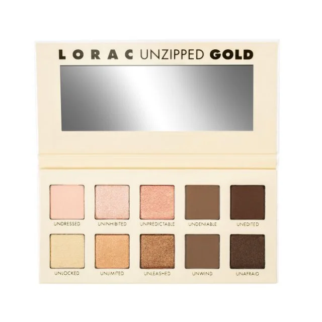 Eye shadow for rapid beauty-LORAC UNZIPPED™ GOLD Eye Shadow Palette