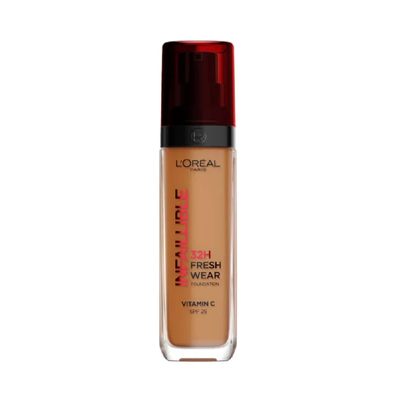 Liquid foundation with balanced tone-L'Oreal Infallible 24Hr Liquid Foundation 340 Copper 30ml