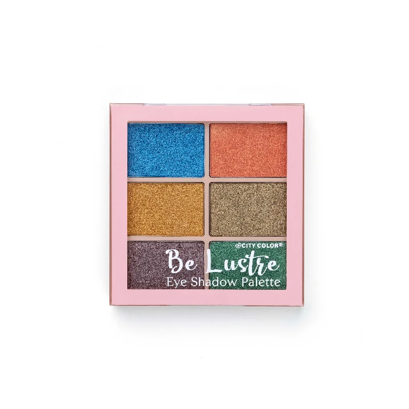 Eye shadow with faint glitter design-Lotus - Be Lustre Eyeshadow Palette