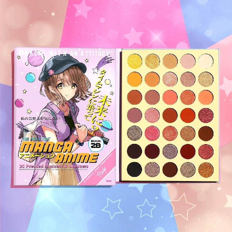 Eye shadow for elegant beauty-Manga Anime 35 Pressed Pigment & Shadows Book 2B