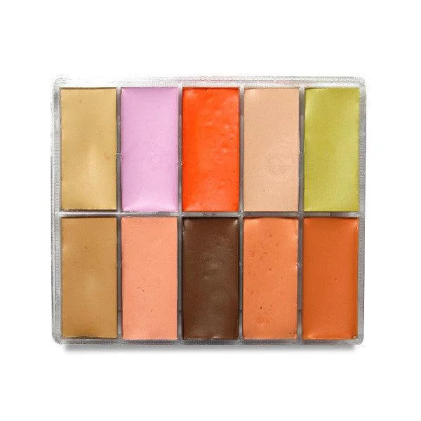 Eye shadow for quick looks-Maqpro Fard Creme Palette AB03 (15 ml.)