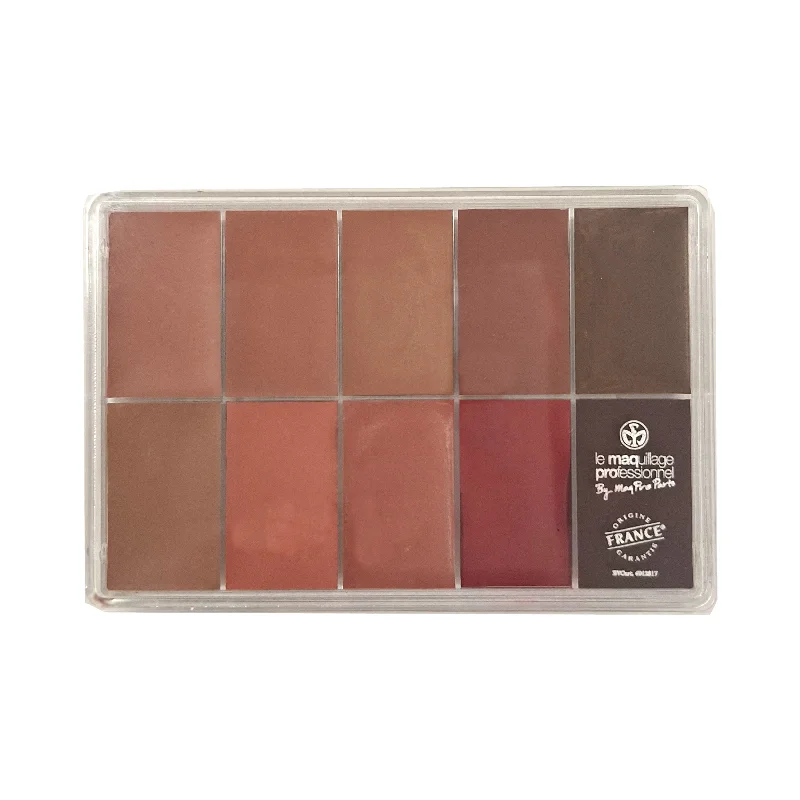 Affordable lipstick with matte texture-Maqpro Lipstick Palette La Parisienne (15 ml.)