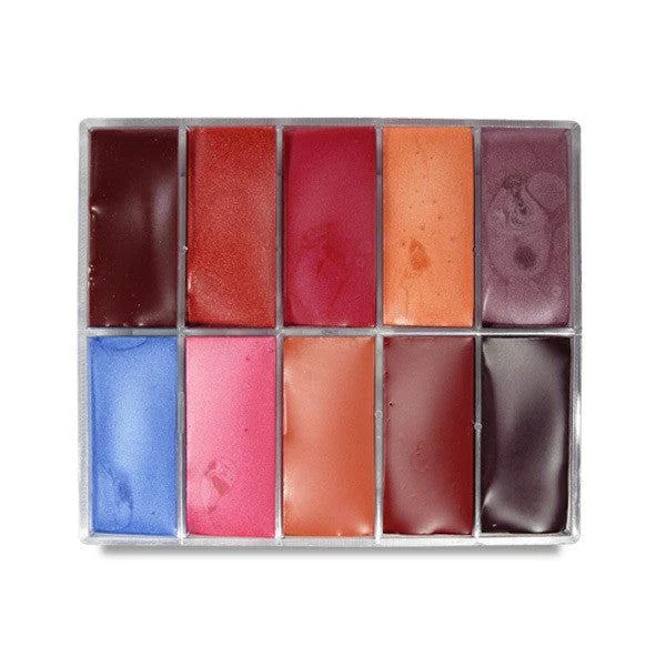 Lipstick with satin gloss-Maqpro Lipstick Palette R23 (0.5oz./15ml. Slim)