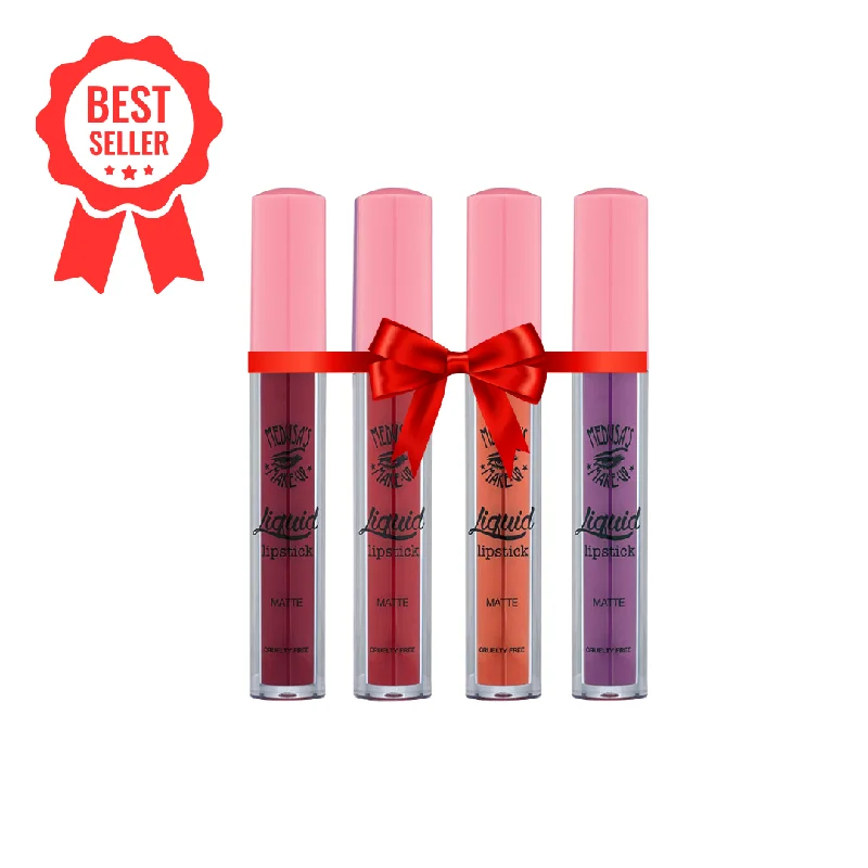 Lipstick with smooth texture-Matte Liquid Lipstick - Bold and Beautiful Bundle