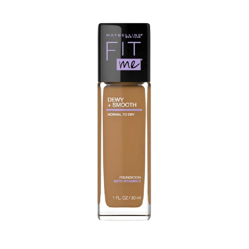 Liquid foundation with subtle glow-Maybelline Fit Me Dewy+Smooth Foundation Normal Dry 355 Coconut 30ml