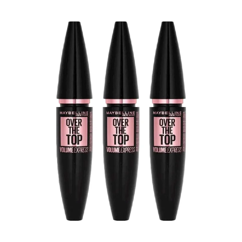 Mascara for lash volume boost-3x Maybelline Over The Top Volume Express Mascara 01 Black 8.7ml