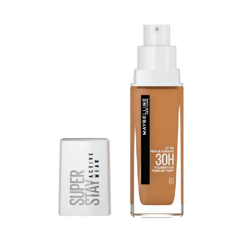 Liquid foundation for all-day coverage-Maybelline SuperStay 30Hr Active Wear Foundation 61 Warm Bronze 30ml