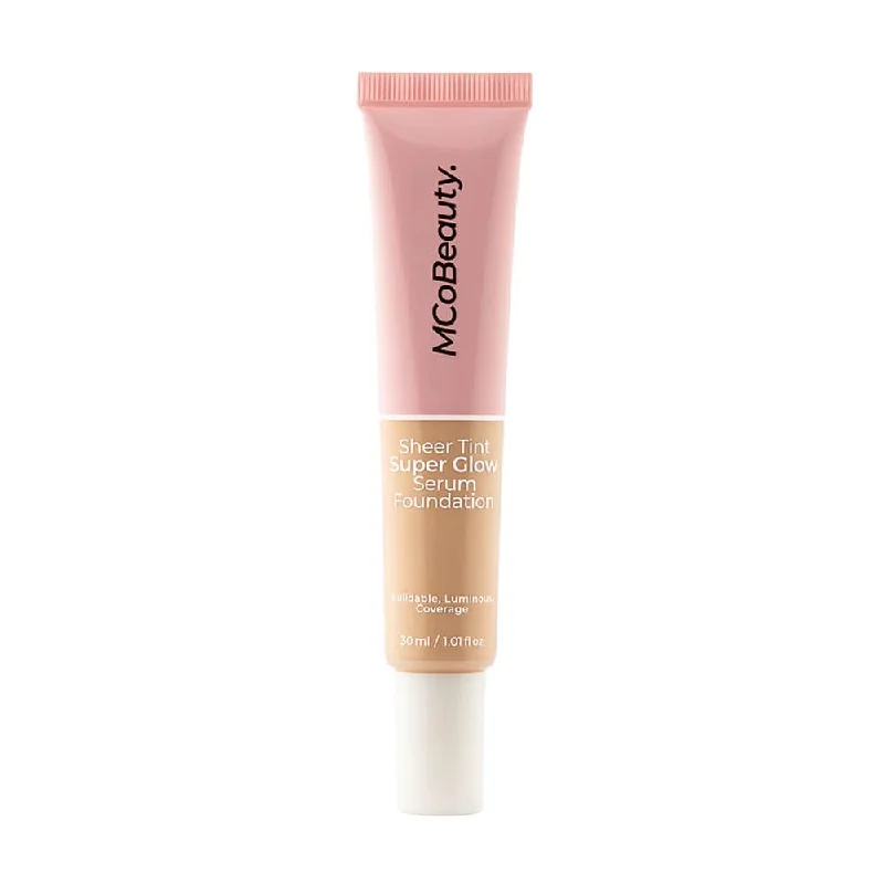 Liquid foundation with organic ingredients-MCoBeauty Sheer Tint Super Glow Serum Foundation 0.5-2 Very Light 30ml