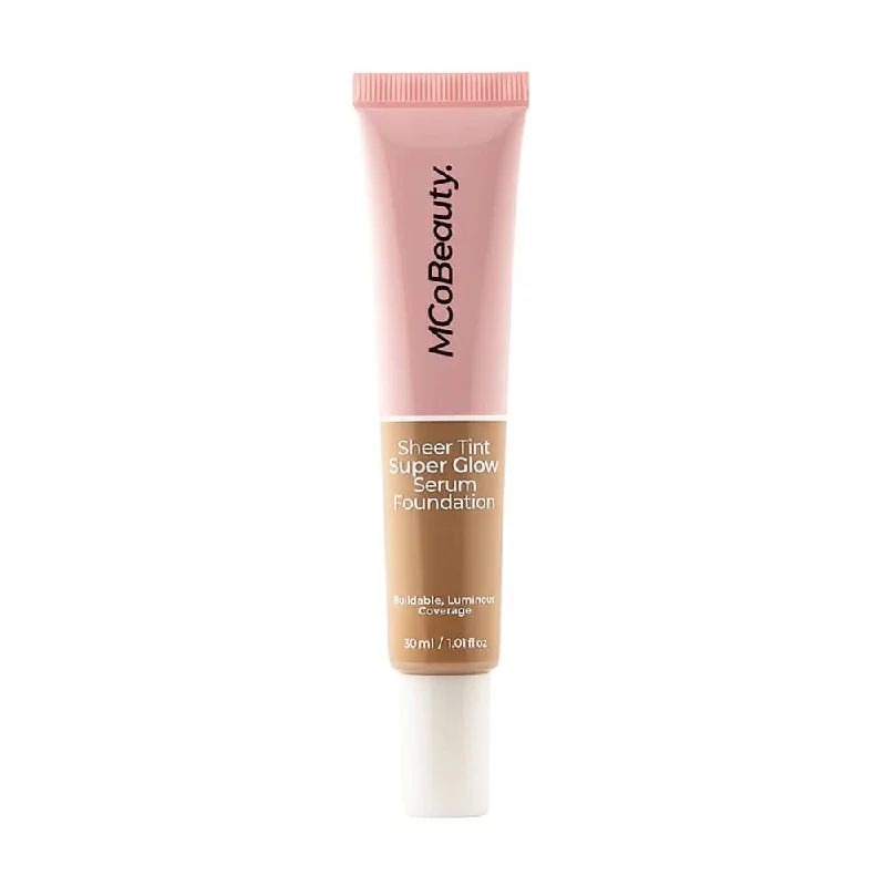 Liquid foundation with water-resistant formula-MCoBeauty Sheer Tint Super Glow Serum Foundation 5-6 Natural Medium 30ml