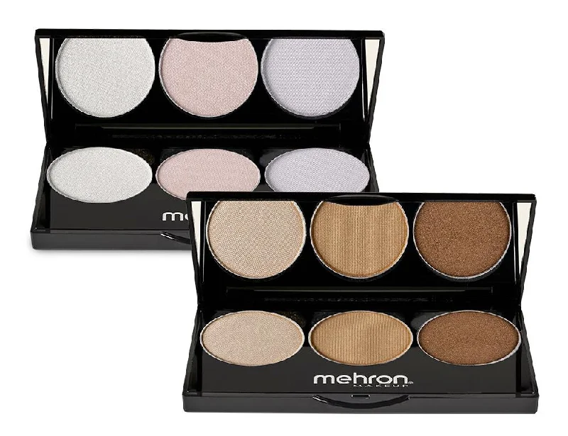 Eye shadow for portable use-Mehron Highlight-Pro 3 Color Palette