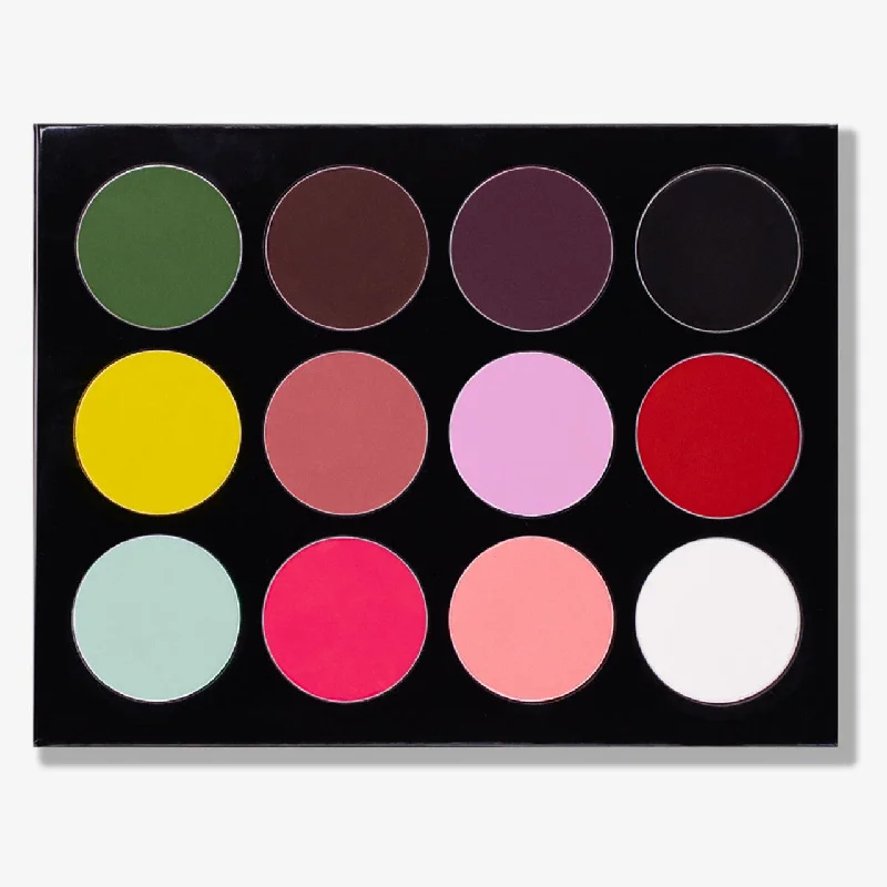 Eye shadow for instant style-Mehron Laurel Charleston Backstage 12 Color Edge Palette