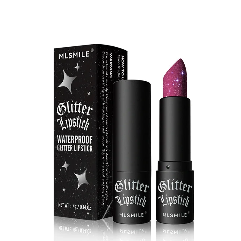 Creamy lipstick for hydration-MLSMILE Glitter Shine Lipstick