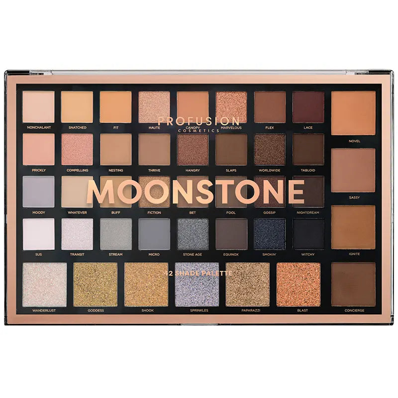 Eye shadow for dramatic glamour palette-Moonstone