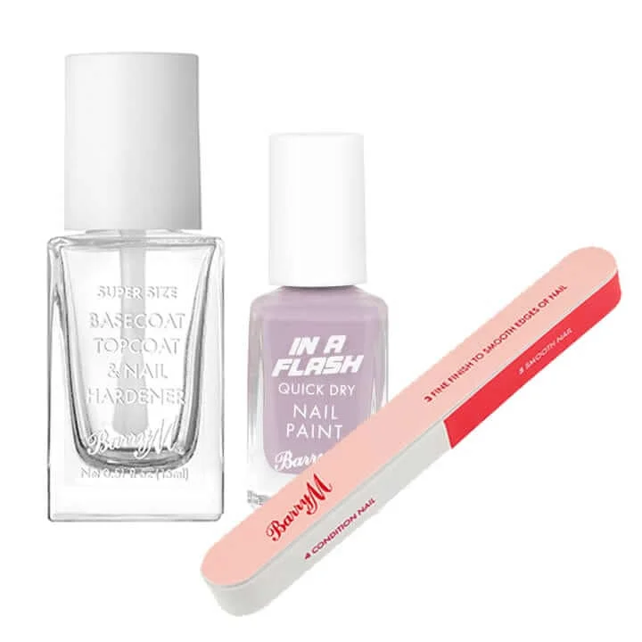 Nail Polish peace nails-Nail Paint Saver Set - In a Flash Quick Dry Lively Lilac | (Save 30%)