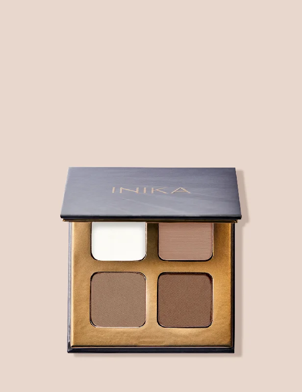 Eye shadow stylish tone palette design-INIKA Organic Brow Palette