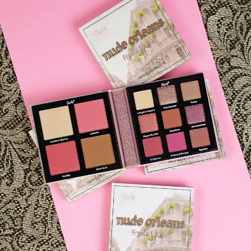 Eye shadow with rich shade-Nude Orleans Face and Eye Palette