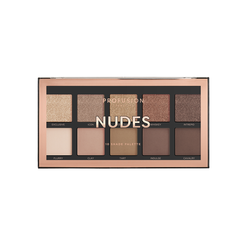 Eye shadow lightweight texture-Nudes 10 shade palette