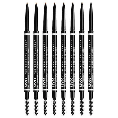 Eyebrow Pencil for defined arches-NYX Micro Brow Pencil