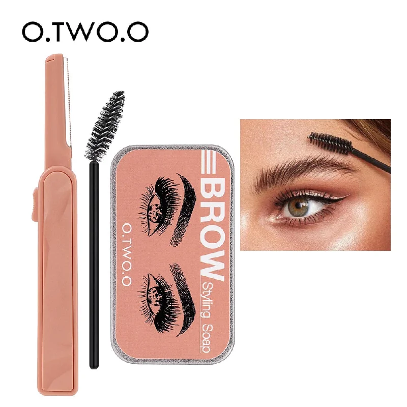 Eyebrow Pencil with lightweight feel-O.TWO.O EYEBROW STYLING SOAP 3 IN 1