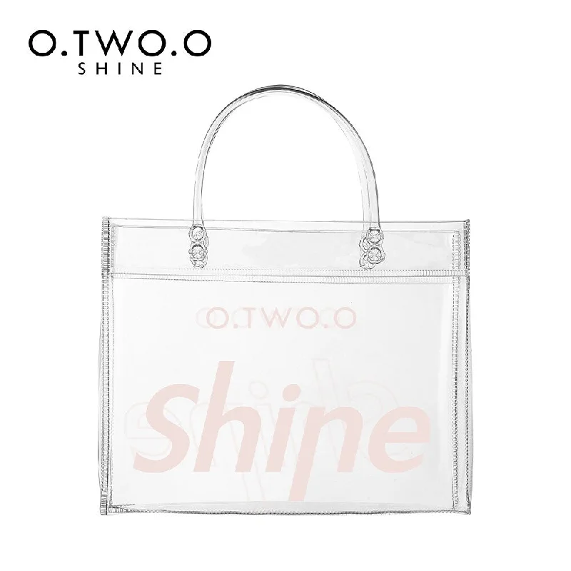 Cosmetic bag for cosmetic essentials-O.TWO.O TRANSPARENT PVC BAG