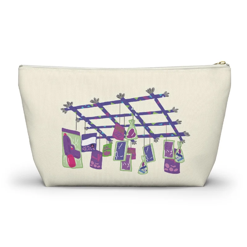 Cosmetic bag cute slots-Pabitin Makeup Bag