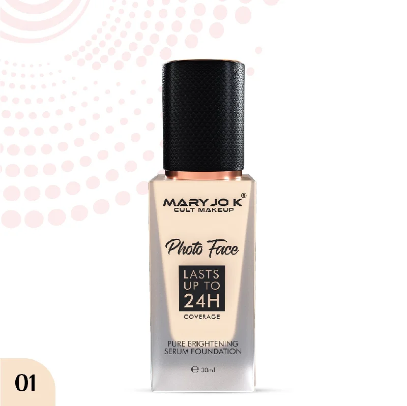 Liquid foundation for evening events-Photo Face Full Coverage Foundation