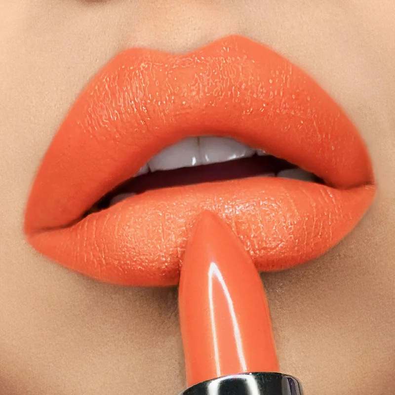 Cheap lipstick with durability-Photo Op | A Soft Coral Satin Lipstick