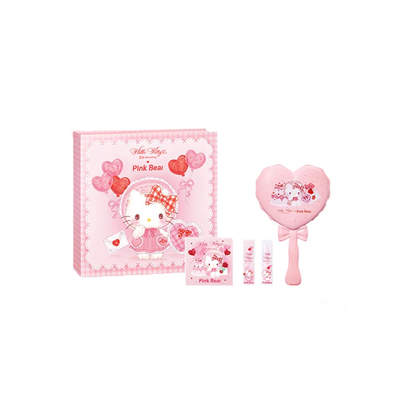 Top lipstick for pink hues-Pink Bear x Hello Kitty Collaboration Nourishing Lipstick Gift Set