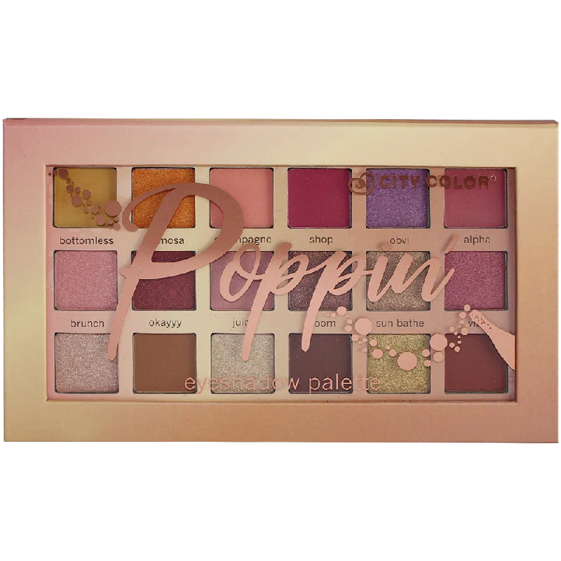 Eye shadow for soft hue design-Poppin Eyeshadow Palette