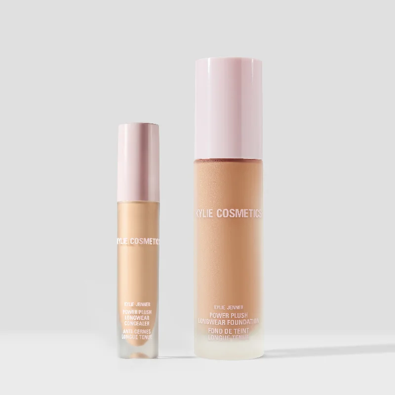 Concealer for long-wear makeup effect-Power Plush Foundation & Concealer Duo