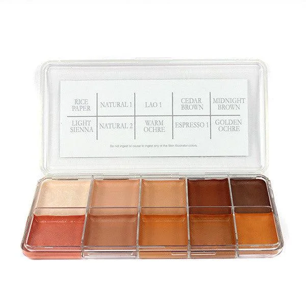 Eye shadow stylish color palette-Skin Illustrator Rob Benevides Custom Collection Fleshtone Palette (NYU)