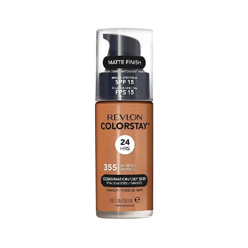 Liquid foundation for sweaty skin-Revlon ColorStay Combination/Oily Foundation SPF15 355 Almond 30ml