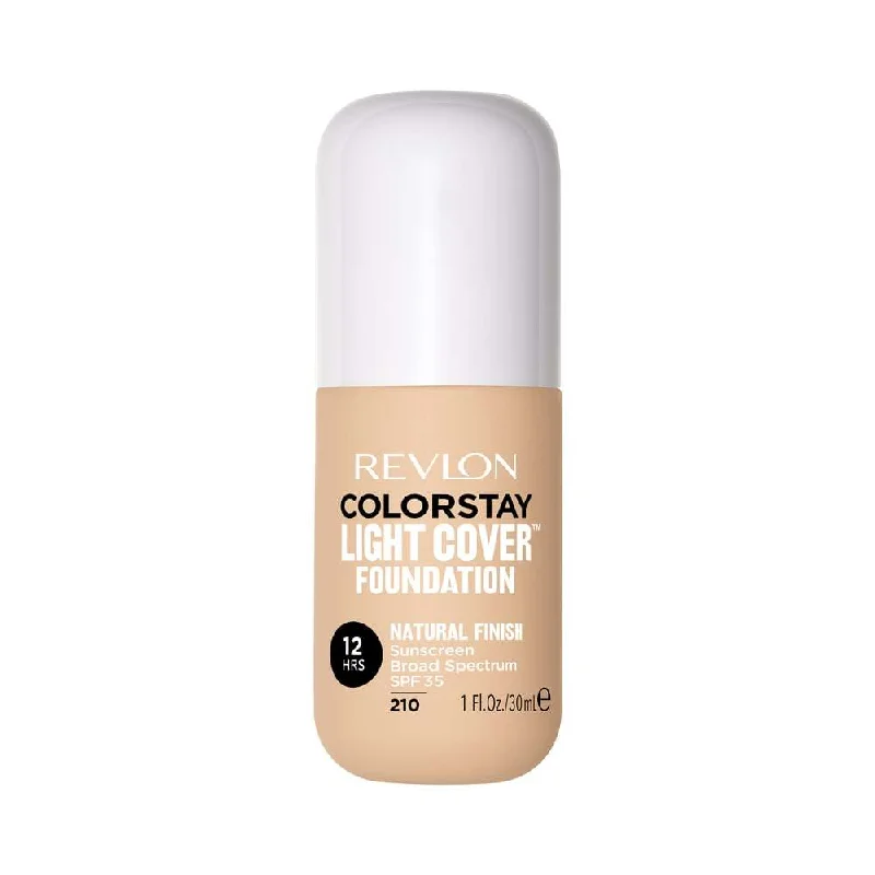 Liquid foundation with light coverage-Revlon ColorStay Light Cover Foundation 12Hr SPF30 210 Creme Brulee 30ml