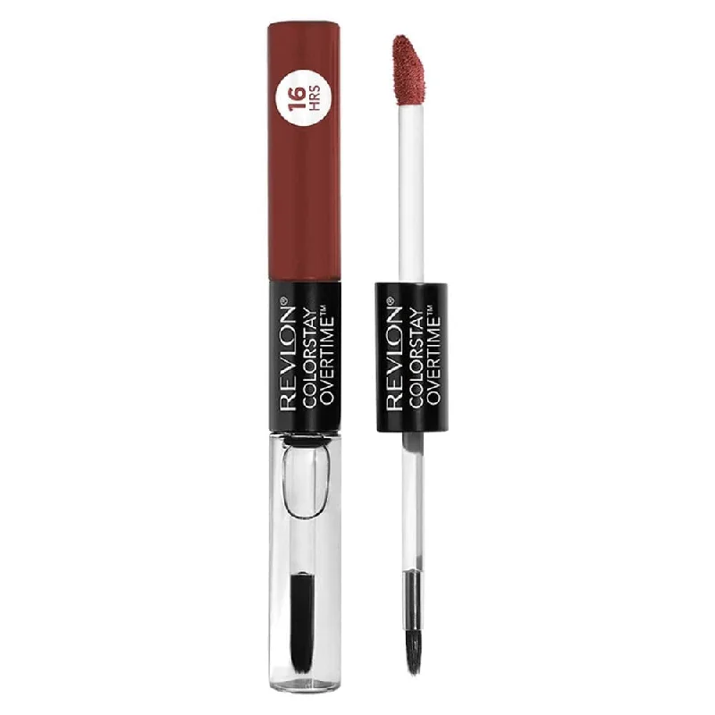 Creamy lipstick for smooth finish-Revlon ColorStay Overtime 16Hr Lip Color 320 Faithful Fawn