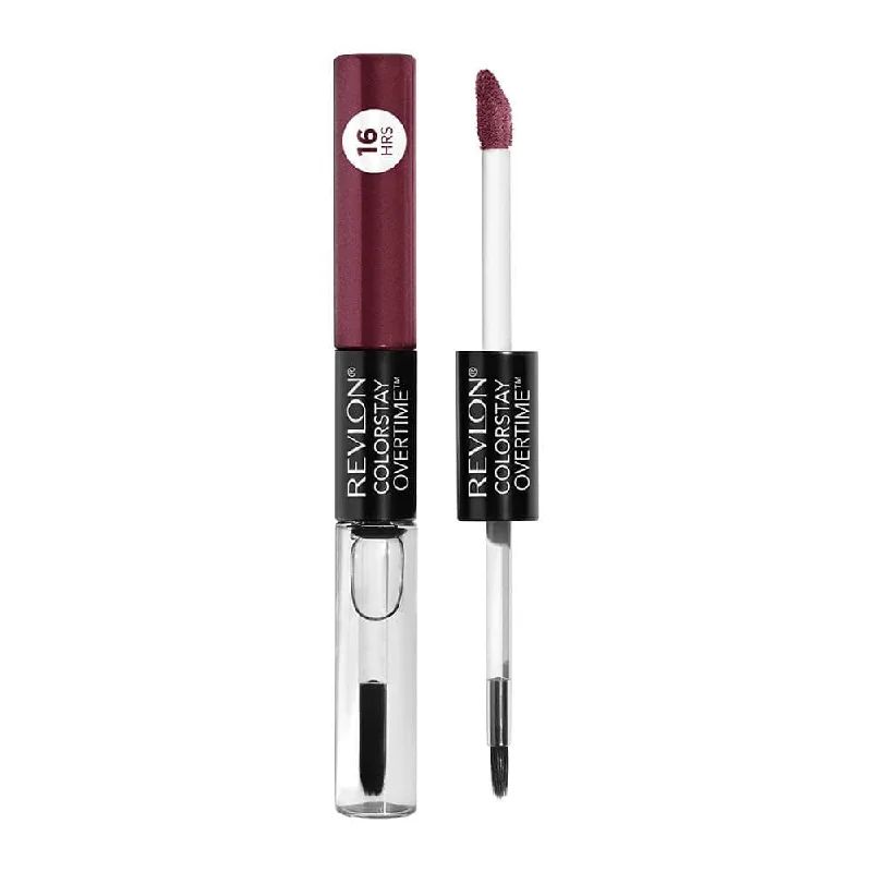 Lipstick with creamy coverage-Revlon ColorStay Overtime 16Hr Longwear Lip Color 270 Relentless Raisin 2ml