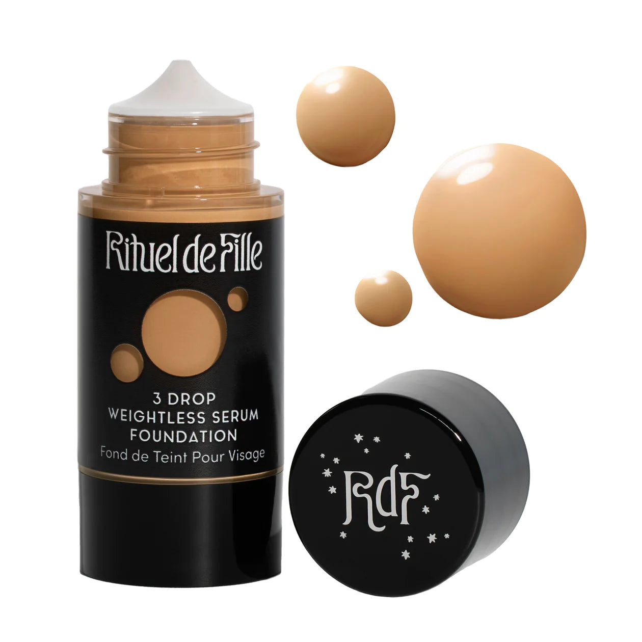 Liquid foundation with cruelty-free ingredients-Rituel De Fille 3 Drop Weightless Serum Foundation