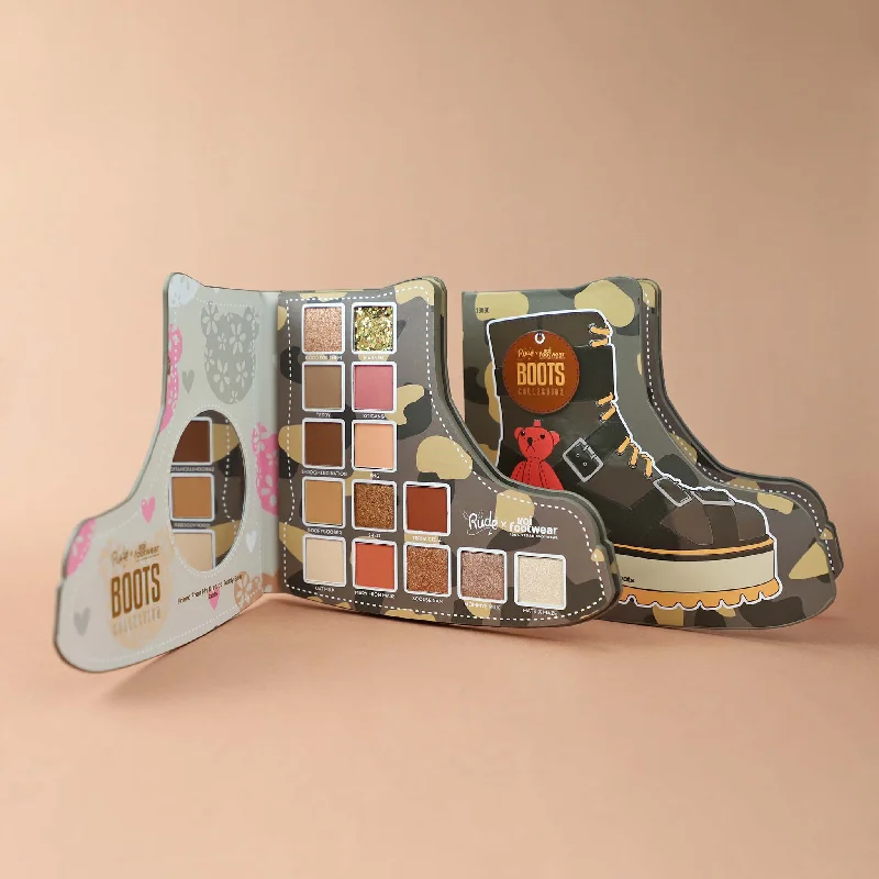 Eye shadow trendy tone design-Rude x Koi Footwear Boots Collection - Friend From My Dreams Teddy Bear Boots