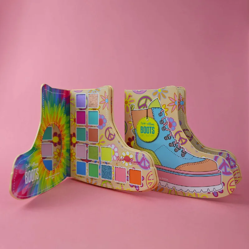 Eye shadow for travel style-Rude x Koi Footwear Boots Collection - Hydra Matrix Kawaii Platform Boots