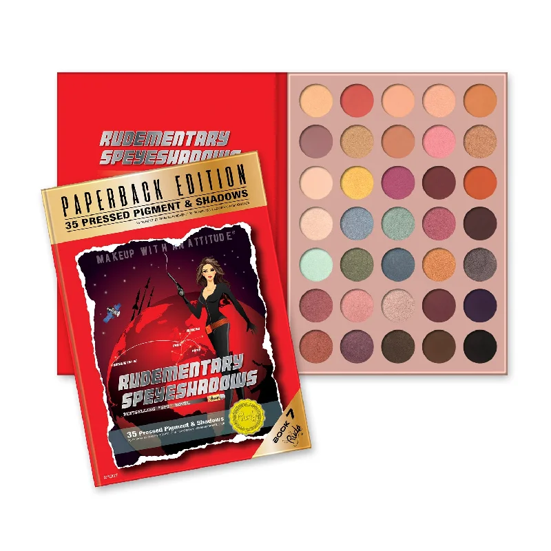 Eye shadow lightweight metallic-Rudementary Speyeshadows Eyeshadow Palette - Paperback Edition