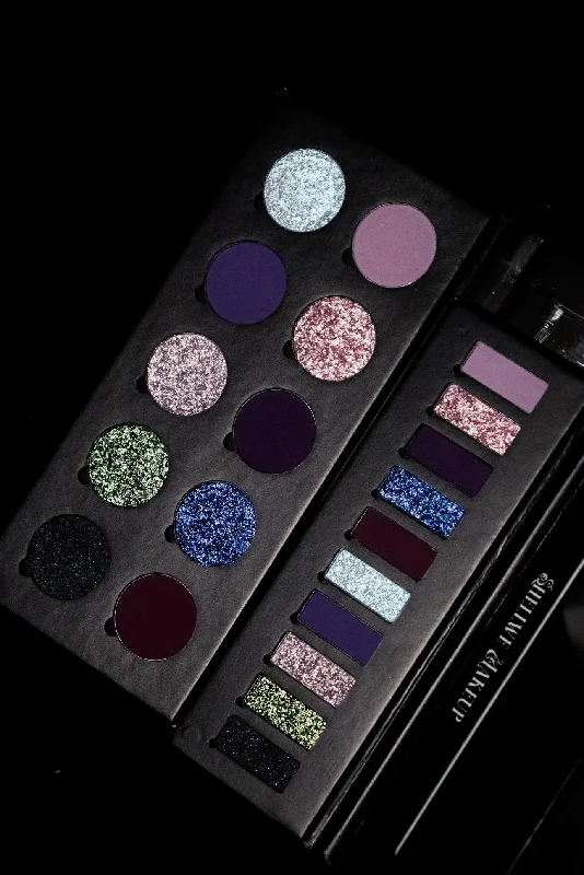 Eye shadow for portable glamour palette-Shellwe Makeup Mist Witch Eyeshadow Palette