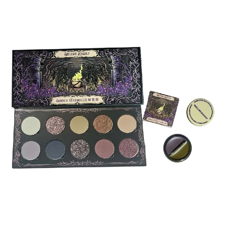 Eye shadow for glamorous glamour-Shellwe Makeup x freya86 Collaboration Somber Garden Prismatic Chameleon Eyeshadow Palette