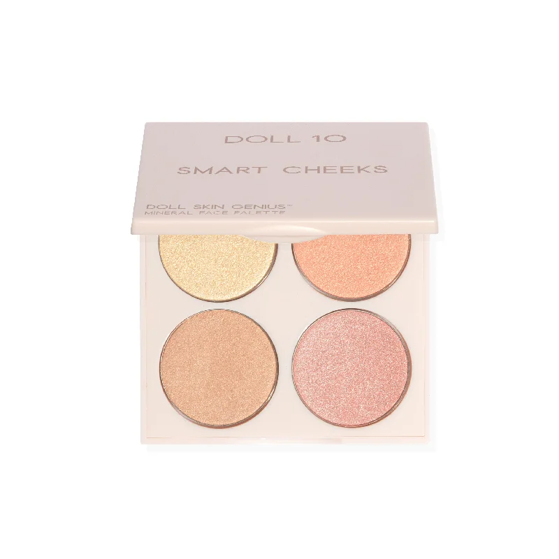 Eye shadow stylish shade palette design-Smart Cheeks Mineral Face Talc-Free Palette