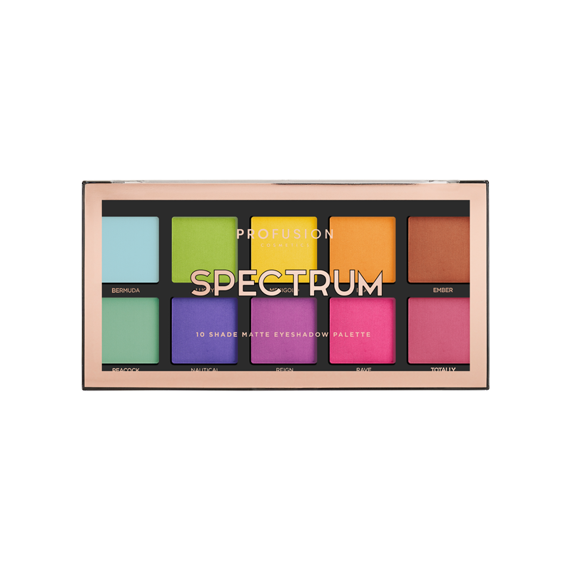 Eye shadow for vibrant hue design-Spectrum 10 shade palette