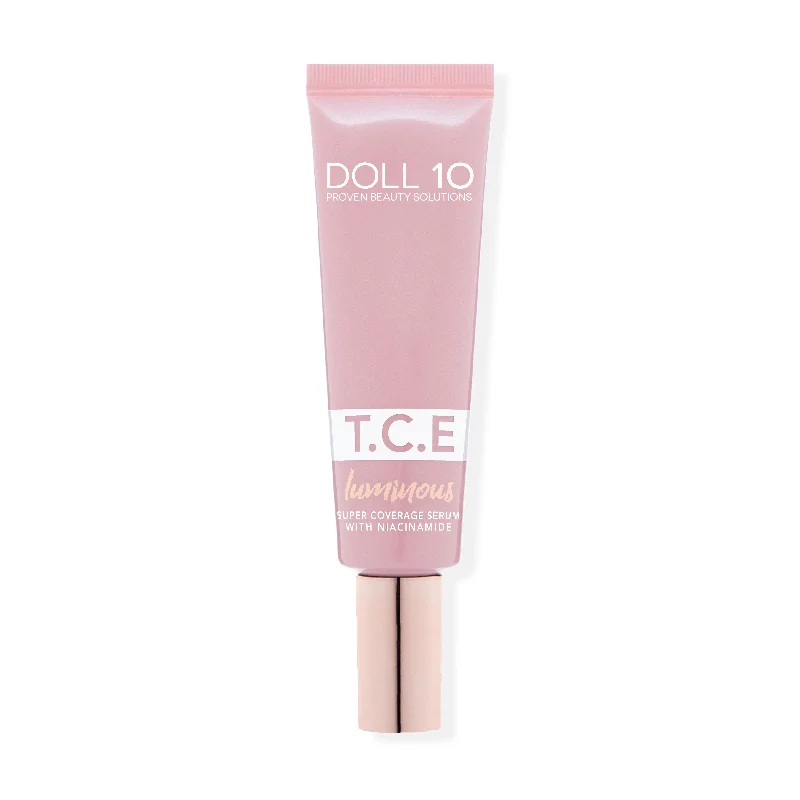 Liquid foundation for tanned skin-Supersize T.C.E Luminous Super Coverage Foundation